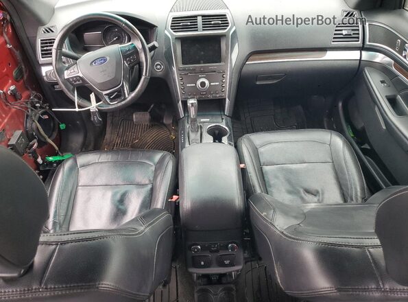 1FM5K8F8XGGB03340 2016 FORD FORD EXPLORER Красный Вид панели приборов