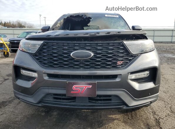 1FM5K8GCXLGA47140 2020 FORD FORD EXPLORER Серый Вид спереди