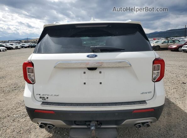 1FM5K8HC1MGC19510 2021 FORD FORD EXPLORER White Вид ззаду