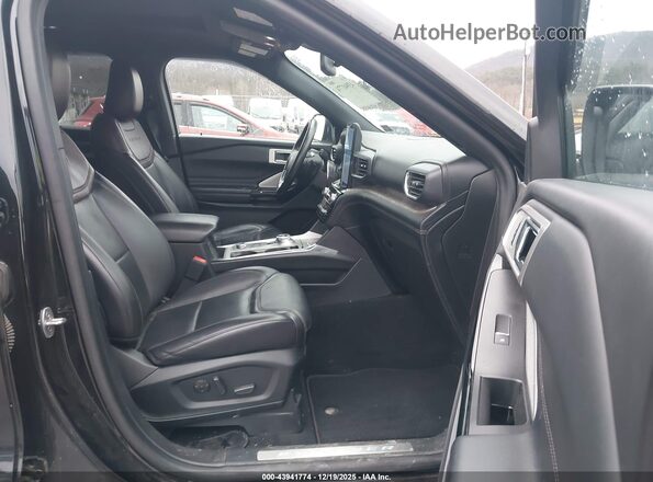 1FM5K8HC5MGA13350 2021 FORD FORD EXPLORER Black Widok wnętrza z przodu