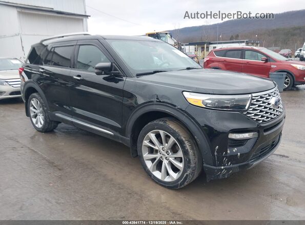 1FM5K8HC5MGA13350 2021 FORD FORD EXPLORER Black Przód prawy