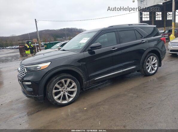 1FM5K8HC5MGA13350 2021 FORD FORD EXPLORER Black Przód lewy