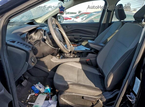 1FMCU0F77KUB53178 2019 FORD ESCAPE Черный Вид салона спереди