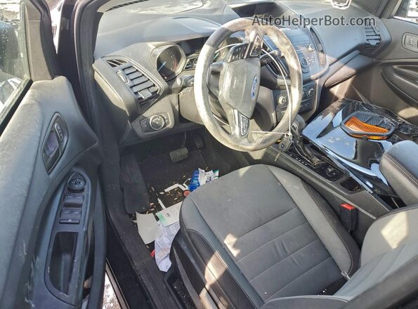 1FMCU0F77KUB53178 2019 FORD ESCAPE Черный Вид панели приборов