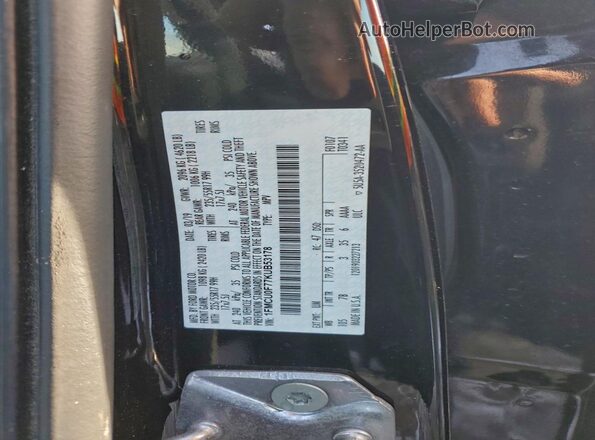 1FMCU0F77KUB53178 2019 FORD ESCAPE Черный Вид наклейки с VIN-кодом