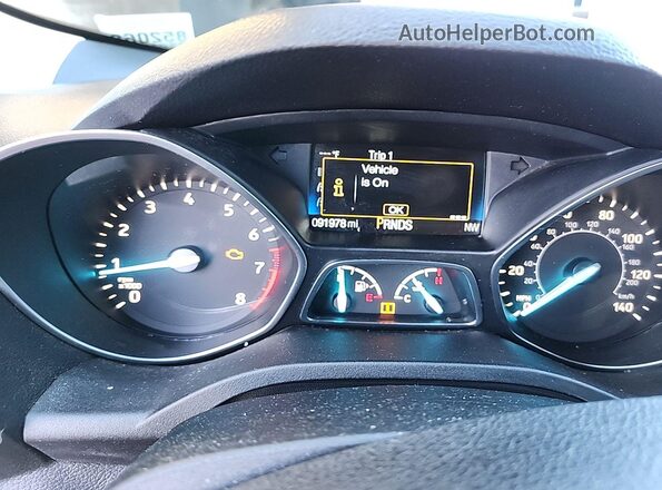 1FMCU0F78JUB04327 2018 FORD ESCAPE Синий Вид спереди