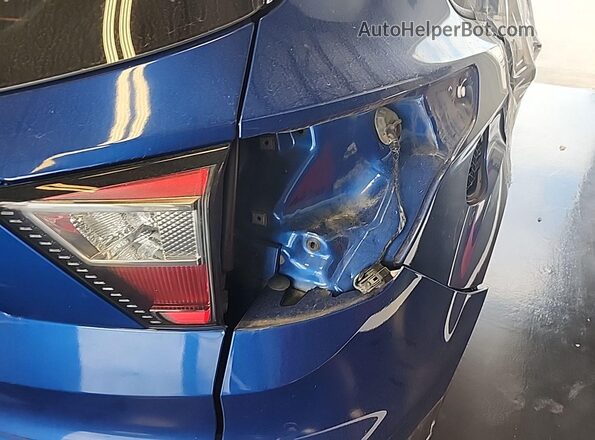 1FMCU0F78JUB04327 2018 FORD ESCAPE Синий Задняя левая четверть