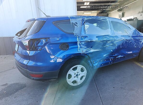 1FMCU0F78JUB04327 2018 FORD ESCAPE Синий Вид спереди