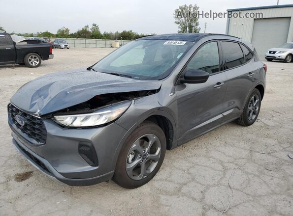 1FMCU0MNXRUB24186 2024 FORD ESCAPE Gray Передня ліва чверть