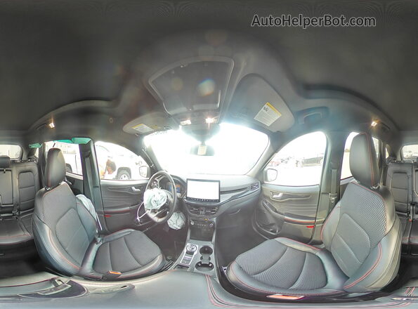 1FMCU0MNXRUB24186 2024 FORD ESCAPE Gray Панорамний вид салону 360°