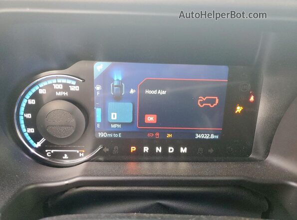 1FMEE5DP5PLB17492 2023 FORD BRONCO Белый Вид щитка приборов