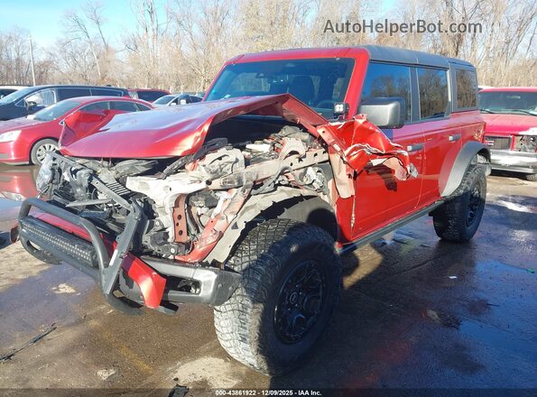 1FMEE5DP8NLB74900 2022 FORD BRONCO Красный Передняя левая четверть