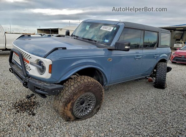 1FMEE5DPXPLB37978 2023 FORD BRONCO Синий Передняя левая четверть