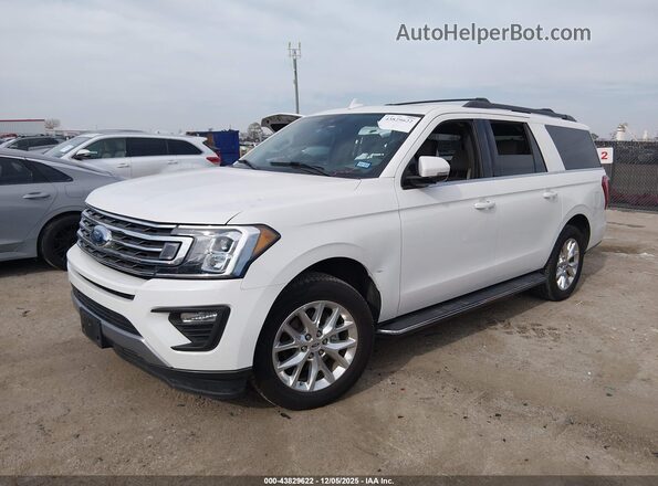 1FMJK1HT5MEA76224 2021 FORD EXPEDITION Белый Передняя левая четверть
