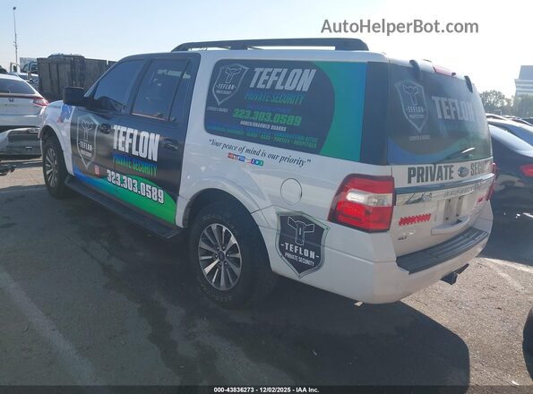 1FMJK1HT8HEA57740 2017 FORD EXPEDITION EL Белый Задняя левая четверть