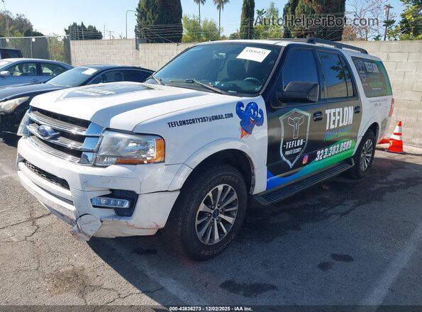 1FMJK1HT8HEA57740 2017 FORD EXPEDITION EL Белый Передняя левая четверть