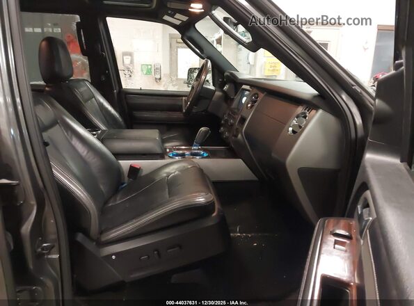 1FMJK1MT7HEA77001 2017 FORD EXPEDITION EL Серый Вид салона спереди
