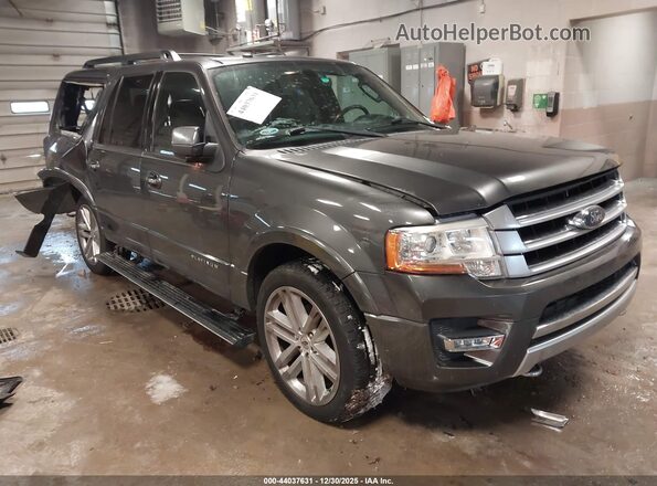 1FMJK1MT7HEA77001 2017 FORD EXPEDITION EL Серый Передняя правая четверть