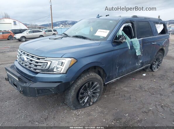 1FMJK2AT1LEA19503 2020 FORD EXPEDITION Синий Передняя левая четверть