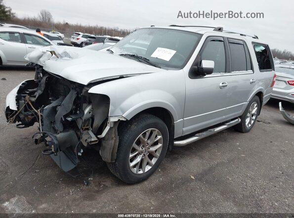 1FMJU2AT4HEA43456 2017 FORD EXPEDITION Серебряный Передняя левая четверть