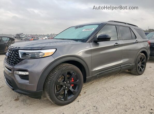 1FMSK7KH2RGA72655 2024 FORD FORD EXPLORER Gray Vista tres cuartos delantera izquierda