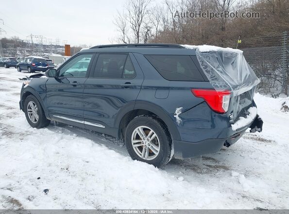 1FMSK8DH3RGA24682 2024 FORD FORD EXPLORER Blue Tył lewy