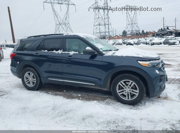 1FMSK8DH3RGA24682 2024 FORD FORD EXPLORER Blue Widok wnętrza 360 stopni