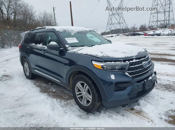 1FMSK8DH3RGA24682 2024 FORD FORD EXPLORER Blue Przód prawy