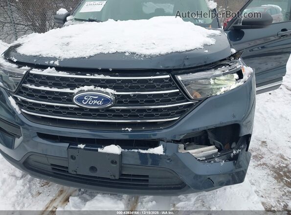 1FMSK8DH3RGA24682 2024 FORD FORD EXPLORER Blue Widok z przodu