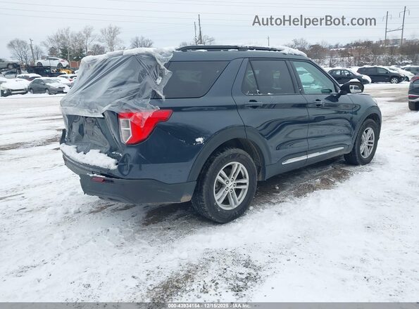 1FMSK8DH3RGA24682 2024 FORD FORD EXPLORER Blue Tył prawy