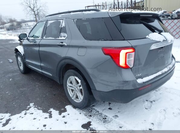 1FMSK8DH4NGA44501 2022 FORD FORD EXPLORER Gray Trasero izquierdo