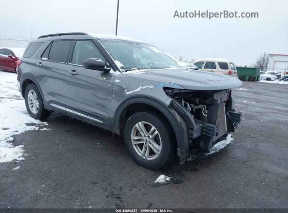1FMSK8DH4NGA44501 2022 FORD FORD EXPLORER Gray Delantero derecho