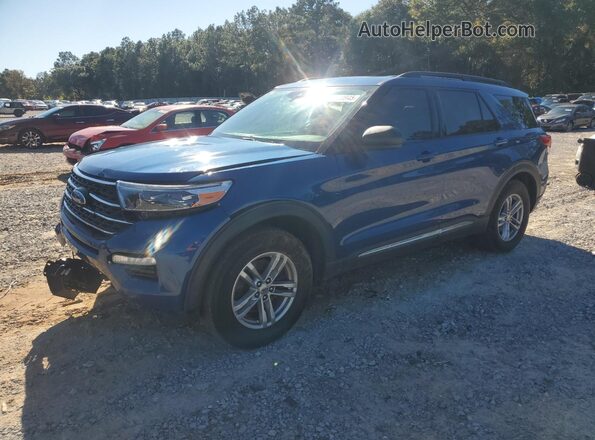 1FMSK8DH5NGA06694 2022 FORD FORD EXPLORER Blue Przód lewy