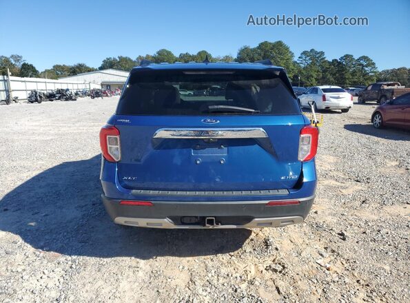 1FMSK8DH5NGA06694 2022 FORD FORD EXPLORER Blue Widok z tyłu
