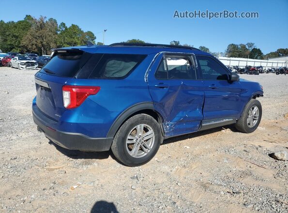 1FMSK8DH5NGA06694 2022 FORD FORD EXPLORER Blue Tył prawy