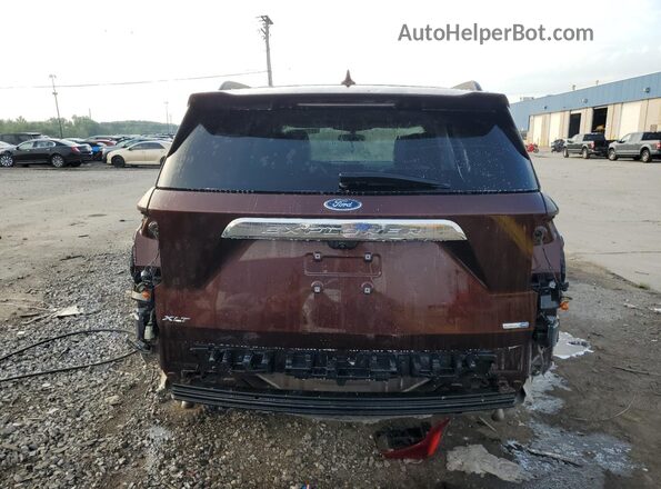 1FMSK8DH8LGA37337 2020 FORD FORD EXPLORER Коричневый Вид сзади