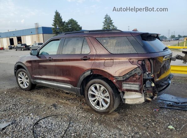 1FMSK8DH8LGA37337 2020 FORD FORD EXPLORER Коричневый Задняя левая четверть