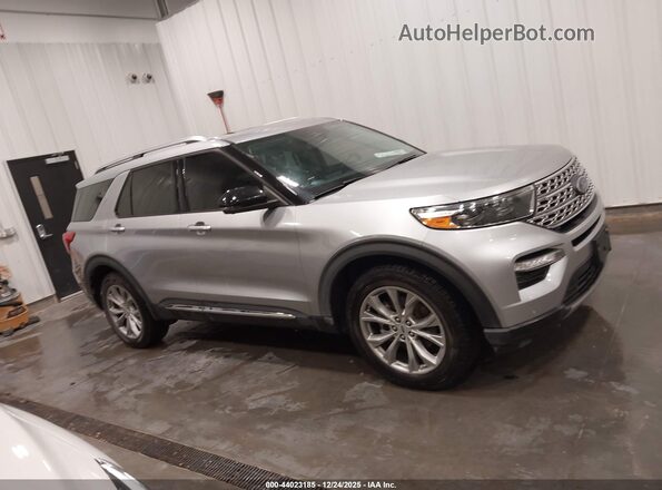 1FMSK8FH0LGD05732 2020 FORD FORD EXPLORER Серебряный Вид задней части салона