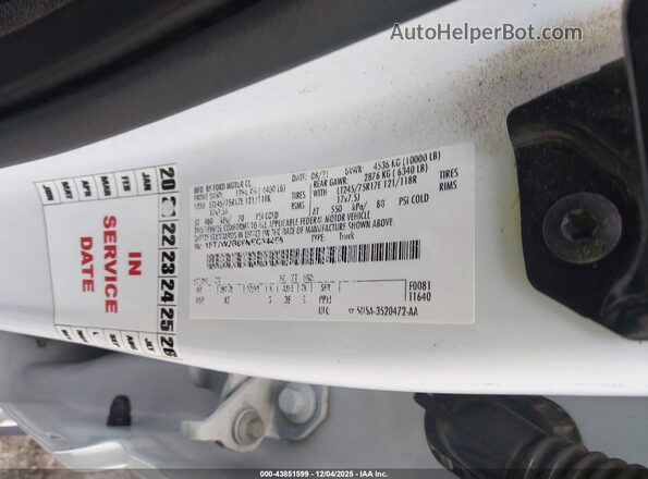 1FT7W2B68NEC34455 2022 FORD F-250 Белый Вид подкапотного пространства