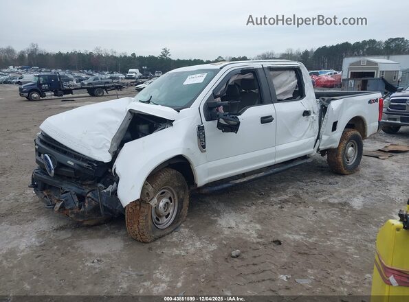 1FT7W2B68NEC34455 2022 FORD F-250 Белый Передняя левая четверть