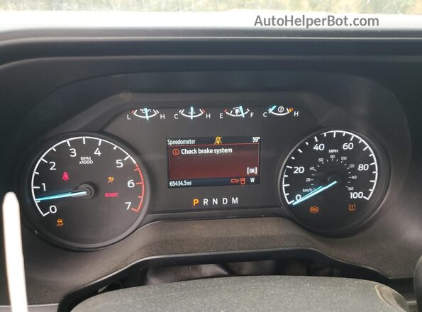 1FT7W2BA0PED44777 2023 FORD F250 Белый Вид щитка приборов