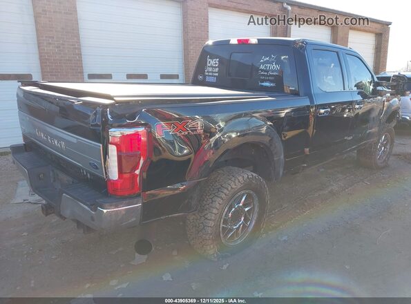 1FT7W2BT0JEC35423 2018 FORD F-250 Черный Задняя правая четверть