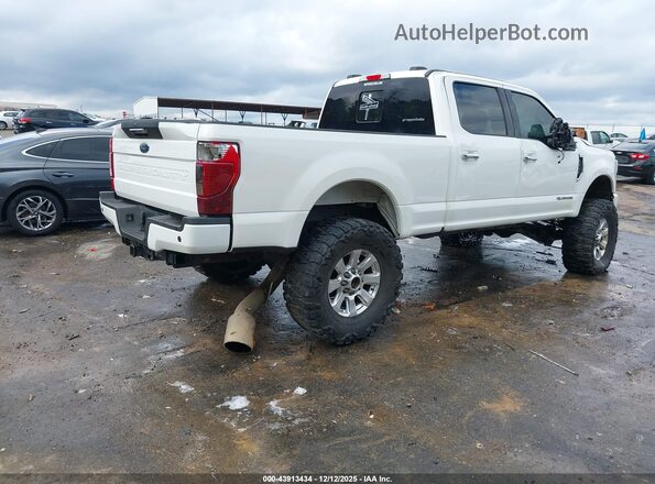 1FT7W2BT0MEC03060 2021 FORD F-250 White Tył prawy