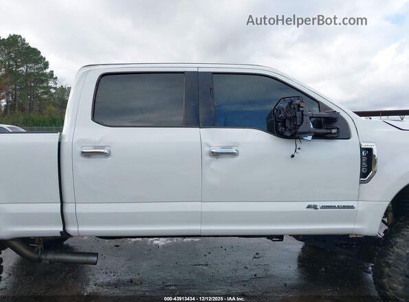 1FT7W2BT0MEC03060 2021 FORD F-250 White Widok wnętrza z tyłu