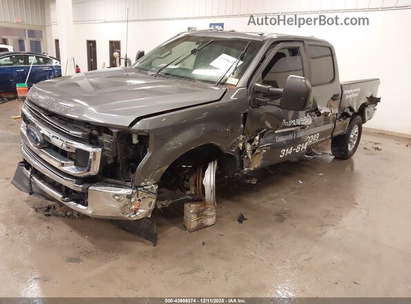 1FT7W2BT0MED89991 2021 FORD F-250 Серый Передняя левая четверть