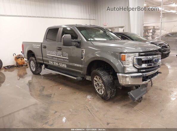 1FT7W2BT0MED89991 2021 FORD F-250 Серый Передняя правая четверть