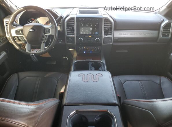 1FT7W2BT4HEC71500 2017 FORD F250 Black Widok deski rozdzielczej