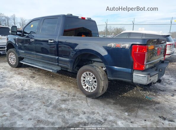 1FT7W2BT4NEC39206 2022 FORD F-250 Blue Rear left