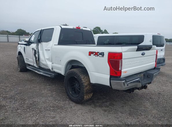 1FT7W2BT5NEE32447 2022 FORD F-250 White Trasero izquierdo