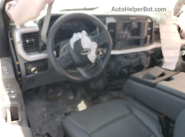 1FT7W2BT5SEC09708 2025 FORD F250 White Widok deski rozdzielczej
